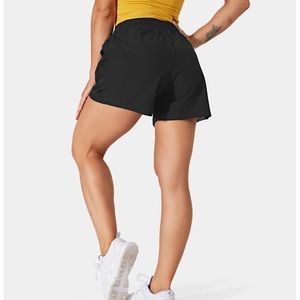 High Rise Side Pocket Contrast Mesh 2-in-1 Short